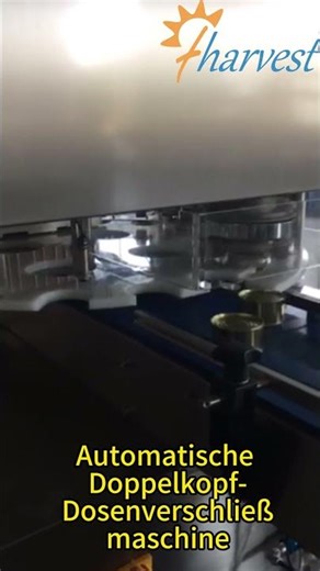 Automatische Doppelkopf-Dosenschließmaschine