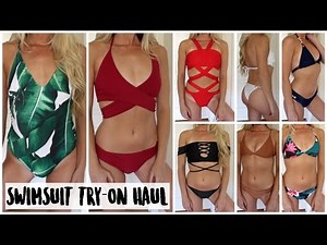 HUGE Affordable Swimsuit TRY-ON Haul 2017: Zaful Review | Tasha Farsaci