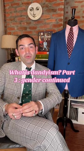 What is dandyism part 3: gender continued #dandyism #dandy #dandies #iamdandy #wearedandy #nattyadams #menswear #mensfashion #styletips #fashionadvice #gender #masculinity #genderroles #trans #transgender #nonbinary #queer