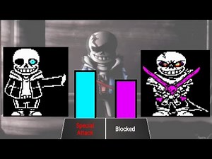 Last Breath Sans VS DustTrust Sans Power Levels