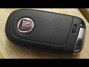 Fiat key remote control battery removal
