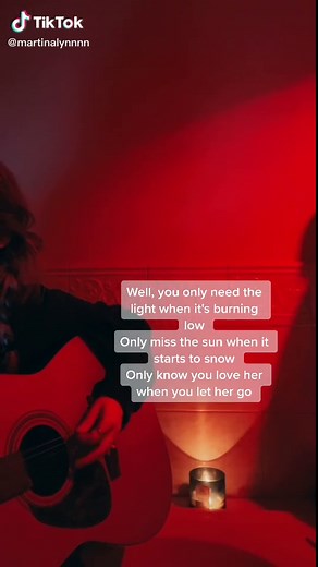 Let Her Go 🤍 #fyp #foryou #viral #foryoupage #song #singing #cover #guitar#voiceeffects