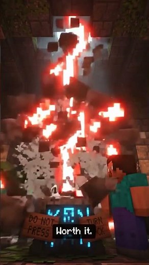 Steve and Alex Minecraft Animation Movie short - Do Not Press