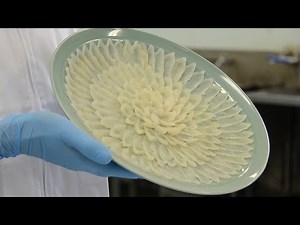 宮家へ献上のフグ刺し、調理公開 下関ふく連盟