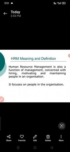 What is Human resource management/HRM?
