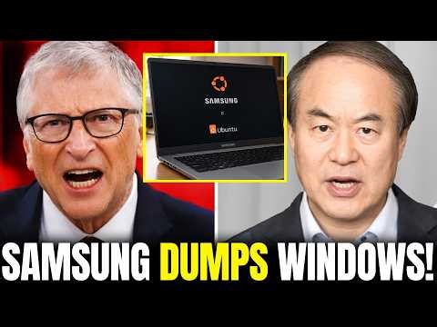 Bill Gates LOSES IT As Samsung DITCHES Windows for Linux!