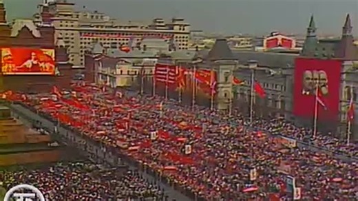 Видео Репортаж о праздновании 1 Мая 1980 года (1980) | OK.RU