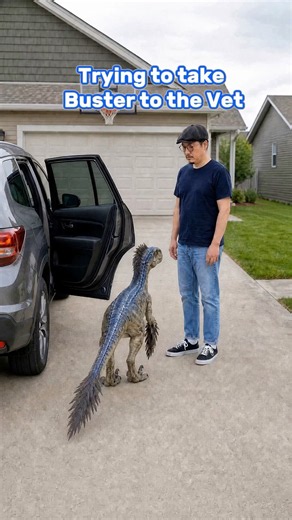 Me and Buster going to the vet | Every single time