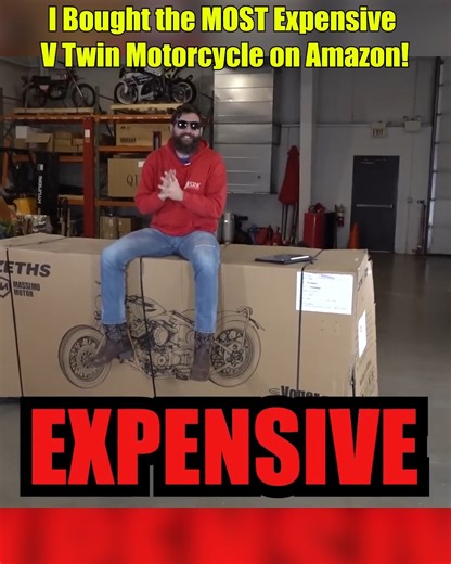 I Bought the MOST Expensive V Twin Motorcycle on Amazon #amazon #motorbike #mostexpensive #amazonfinds | Bikes and Beards