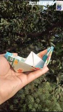 how to make paper boat ⛵ #craft #shorts #drawing #boat