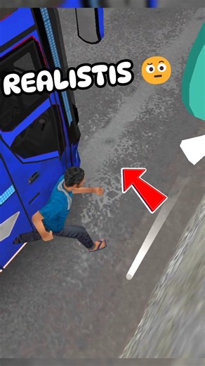 AKU NEMU HAL REALISTIS DI BUSSID 😄#bussid #truk #bus