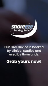 You might think snoring is harmless… …until it starts affecting your health. The Snoreeze Oral Device helps you breathe easier and sleep deeper. Take it seriously. Try it today! | Snoreeze - Snoring Relief