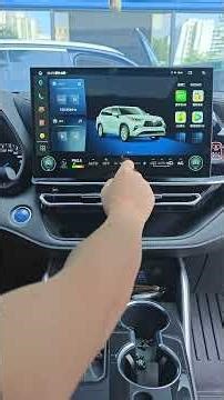 15.6 inch Toyota Highlander Android car stereo system with CarPlay gps navigation car radio