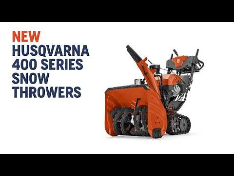 Husqvarna 400 Series Snow Blowers Overview