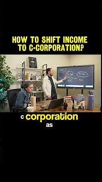 How to Legally Shift Income to a C Corp💵