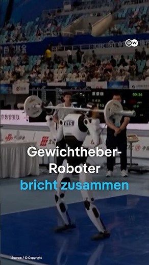 Zu viel Gewicht: Gewichtheber-Roboter bricht zusammen