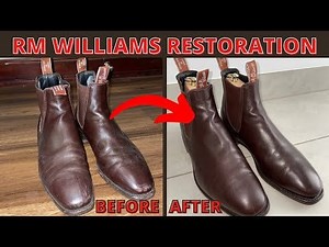 How to clean, condition and polish RM WILLIAMS boots | Tutorial for all quality leather footwear