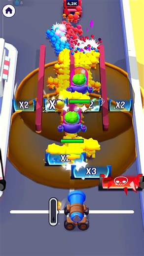 Yellow vs Red Chaos! 🟡🔴⚔️ #mobcontrol