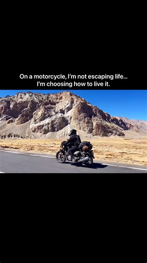On a motorcycle, I’m not escaping life… I’m choosing how to live it | Muscle with Machine #bike