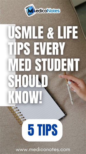💡 5 Random USMLE & Life Tips Every Med Student Should Know! These aren’t just study tricks — they’re mindset shifts that change how you learn, think, and grow. Because medicine isn’t about memorizing… it’s about mastering the WHY. 🧠💪 👇 Which one hit you the most? Comment your favorite tip! 🌐 https://mediconotes.com #USMLE #USMLEStep1 #USMLEStep2CK #MedicoNotes #MedStudent #MedicalSchool #MedSchoolLife #FutureDoctor #MedSchoolMotivation #MedicalStudents #USMLEPreparation #StudyMotivation #Me