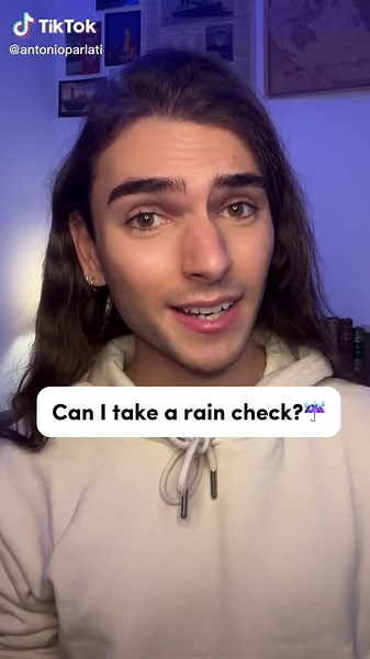 To take a rain check☔️ #English #LearnEnglish #vocabulary | english vocabulary