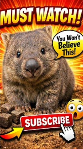 THIS ANIMAL HAS THE WEIRDEST POOP😳#usa #cuteanimals #animaltrivia