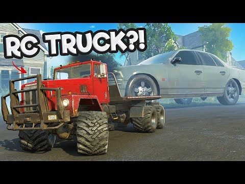 I Destroyed My RC TRUCK in a Mini RC Map in Snowrunner Mods!