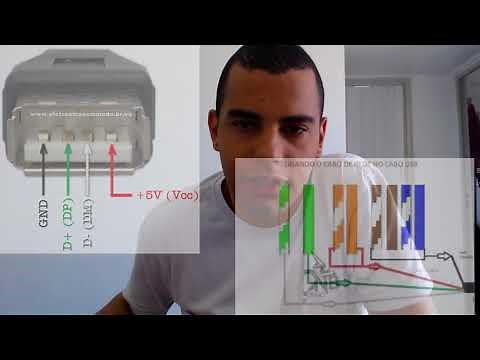 Como montar uma extensão USB usando cabo de rede.