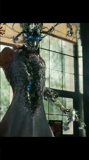 Fragorega. #Transformers. Alice Decepticon Pretender 4K ROTF Time Reversal Transformation #shorts