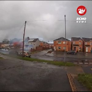 Two men suffered serious injuries to their face and hands after a firework exploded inside a moving car. New footage sent to the ECHO today captured the moment the firework exploded inside the car. You can read the full story here https://bit.ly/3QoDdNB | Liverpool Echo News