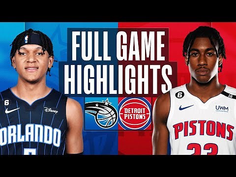 MAGIC at PISTONS | NBA FULL GAME HIGHLIGHTS | October 19, 2022