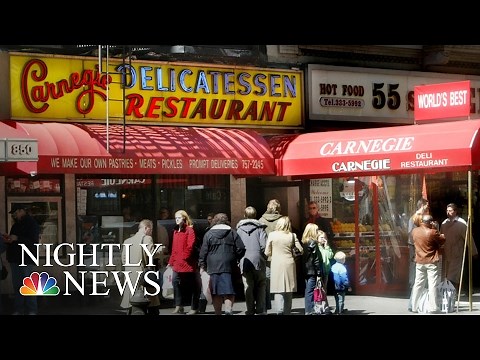 Saying Goodbye To Carnegie Deli, A New York City Institution | NBC Nightly News