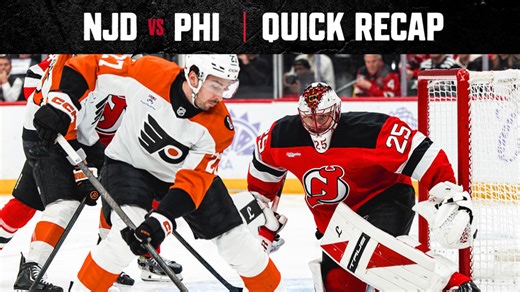QUICK RECAP: Flyers 5, Devils 3