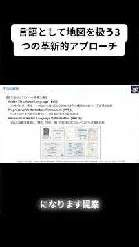 地図を言語として解読？AIが描く未来の地図作成技術とは #AI #GIS #地図技術 #ディープラーニング #地理情報システム