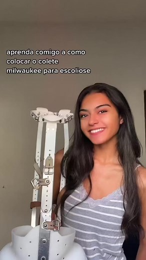 como eu coloco o colete milwaukee.💗💐✨#fyp #foryou #escoliose #scoliosis #fypシ #fypシ