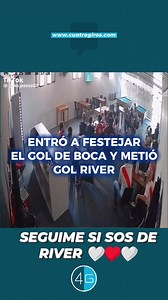 JAJAJA ENTRÓ A FESTEJAR EL GOL DE BOCA Y RIVER SE LO DA VUELTA AL INSTANTE 🤣🤣🤣🤣🤣 | Aguante River