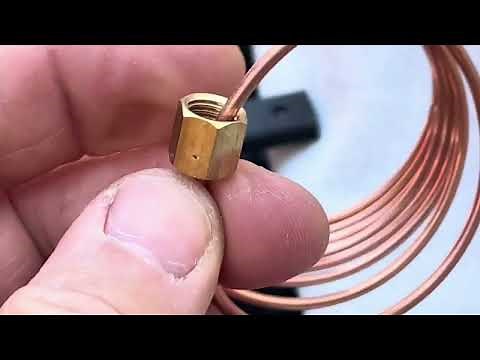 Copper Oil Pressure Line Installation