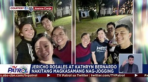 16K views · 480 reactions | Trending ang video at selfie kung saan magkasama sina Kathryn Bernardo at Jericho Rosales. Usap-usapan ngayon kung sign na ba ito na magkakasama na sila sa isang proyekto. BASAHIN: https://news.abs-cbn.com/entertainment/2024/1/31/kathryn-bernardo-jericho-rosales-spotted-jogging-together-1135 | ABS CBN Integrated News & Current Affairs | Facebook