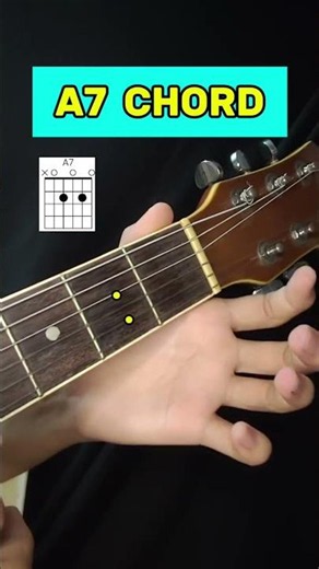 How to play A7 CHORD on guitar #guitarchords #guitartutorial #chords
