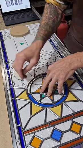 5.6K views · 211 reactions | I had a busy couple of weeks working on this 5 panel door set and matching sidelights. I just love the colours used on this project! #glassart #glassartist #makersoftiktok #stainedglass | NOSSA Comédia FUNNY | Facebook