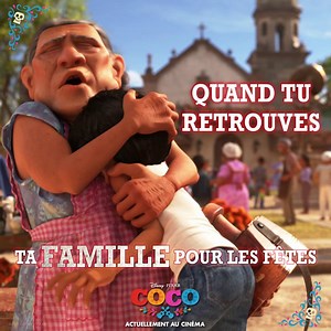 Quand tu retrouves ta famille pour les fêtes ! | Disney Pixar