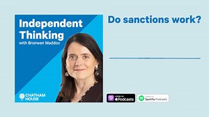 1.1K views · 18 reactions | Podcast️| Do sanctions work? Dan Drezner and Allie Renison join the podcast this week to discuss how Western sanctions impact countries and individuals. https://apple.co/3zURAF8 https://spoti.fi/3zXHcfU | Chatham House | Facebook