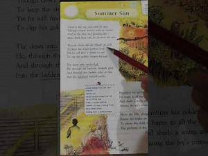 Class- 5 Poem-Summer Sun#explanation of the poem#YouTubeVideo‪@priyankasteaching6157‬ 🙏🥰