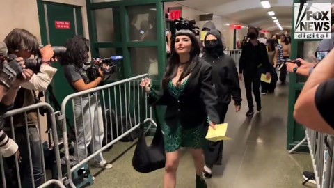 Supporters of Luigi Mangione Leave Court