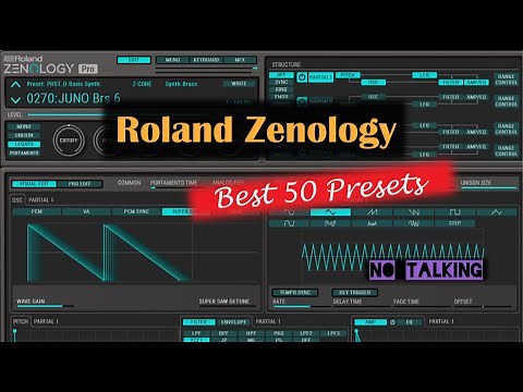 Roland Zenology VSTi, Best 50 Presets (most useful sounds)
