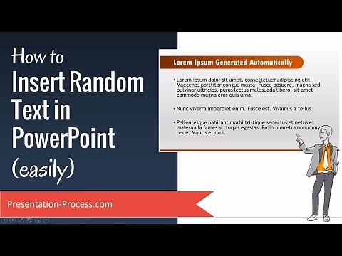 How to Insert Random Text in PowerPoint EASILY
