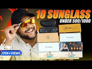 Top 10 Best Sunglasses Under 500/1000 For Men/Women 🔥 Sunglass Haul 2024 | ONE CHANCE