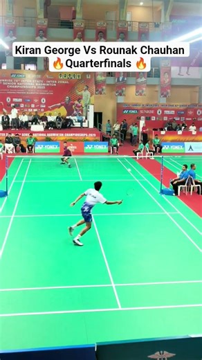 Kiran George Vs Rounak Chauhan | 87th Senior Nationals Badminton Championship 2025, Vijayawada
