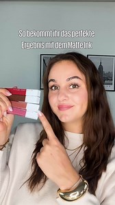 PERFEKTER HALT 💋 @lillirse zeigt euch, wie euer Matte Ink den ganzen Tag perfekt aussieht 🥰 #maybelline #maybellinenewyork #matteink #lippenstift | Maybelline New York