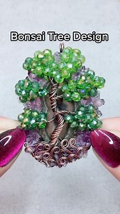 39K views · 2.4K reactions | Bonsai Tree Design on an Amethyst Slice . . . #bonsai #treeoflife #amethyst #wirewrapping #wirewrappedjewelry #wirewrappedcrystals #jewelrymaking #jewelrydesigner #crysaljewelry #crystals #howto #designinspiration #bohojewelry | Thebohobeachbum | Facebook
